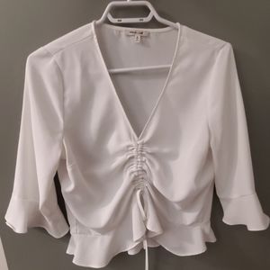 White Bleuh Ciel Blouse